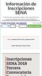 Mobile Screenshot of inscripcionessena.com